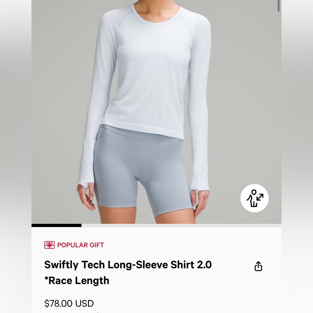 LULULEMON SWIFTLY RACE LENGTH WINDMILL
